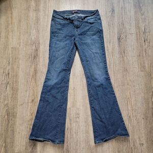 Devine Rights of Denim Flare Blue Jeans ~ Sz 29 ~ Low Rise ~ 31.5" Inseam